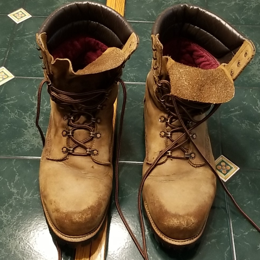 Red Wing Irish Setter soft toe logger work boots